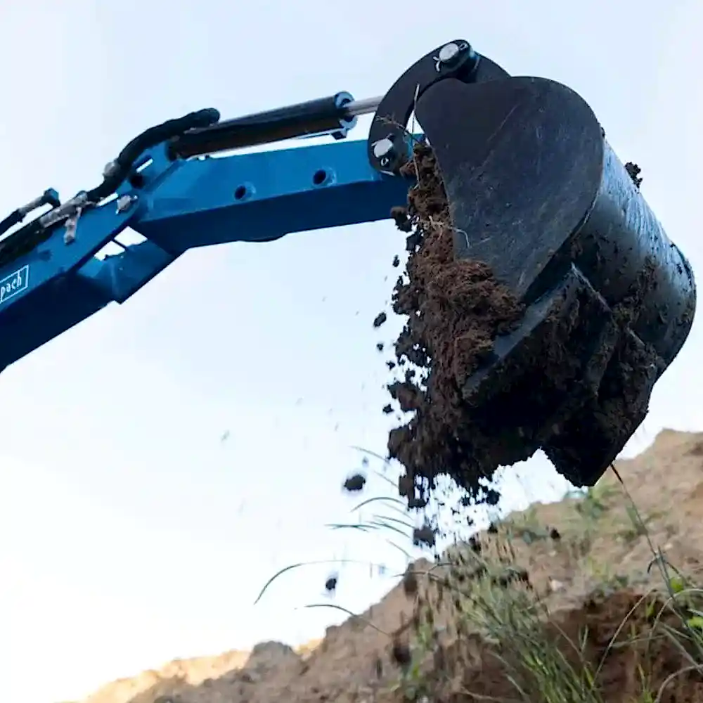 scheppach mini excavator exc815 kepçe