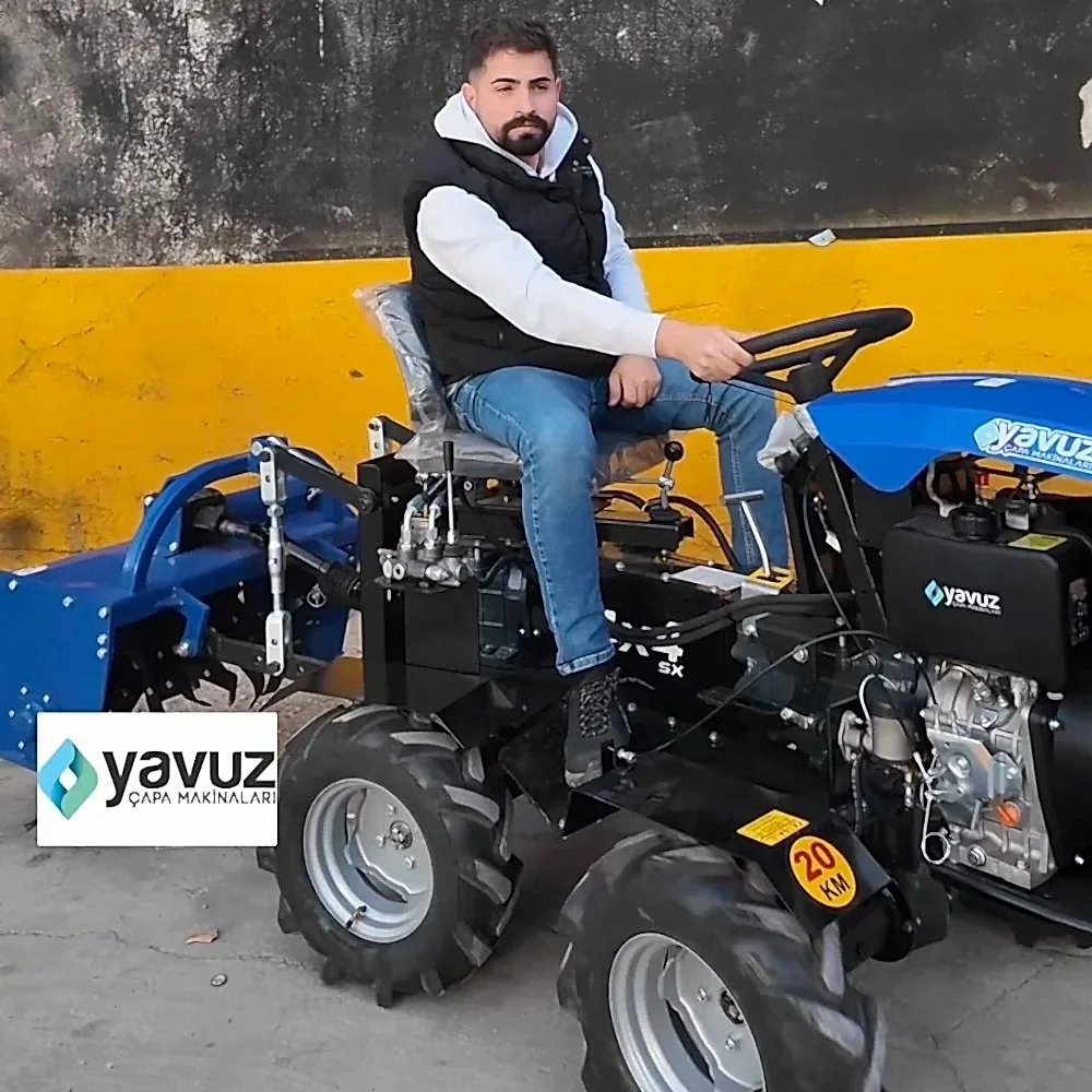 yavuz 4x4 dizel 15hp çapa makinesi