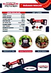 Samsung Power GSP-370PRO Budama Makası 37mm Çift Akülü