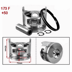 Piston Sekman Takımı 173F-6Hp 0.50