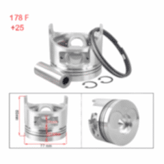 Piston Sekman Takımı 178F-7Hp 0.25