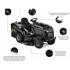 Alpina AT8 122 HWA ST700 Çim Biçme Traktörü