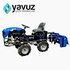 Yavuz 4x4 Mini Traktör 15 HP Dizel Motorlu Marşlı Rotovatörlü Çapa Makinesi