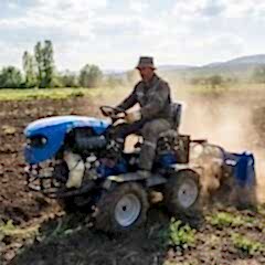 Yavuz 4x4 Mini Traktör 15 HP Dizel Motorlu Marşlı Rotovatörlü Çapa Makinesi