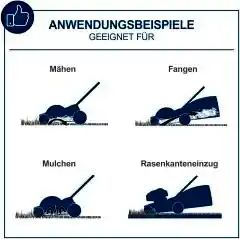 Scheppach BC-MP380 Akülü Çim Biçme Makinesi 2X4.0 Ah Akü ve Şarj Cihazlı