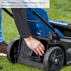 Scheppach BC-MP380 Akülü Çim Biçme Makinesi 2X4.0 Ah Akü ve Şarj Cihazlı