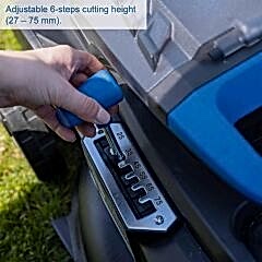 Scheppach BC-MP430 Akülü Çim Biçme Makinesi 2X4.0 Ah Akü ve Şarj Cihazlı